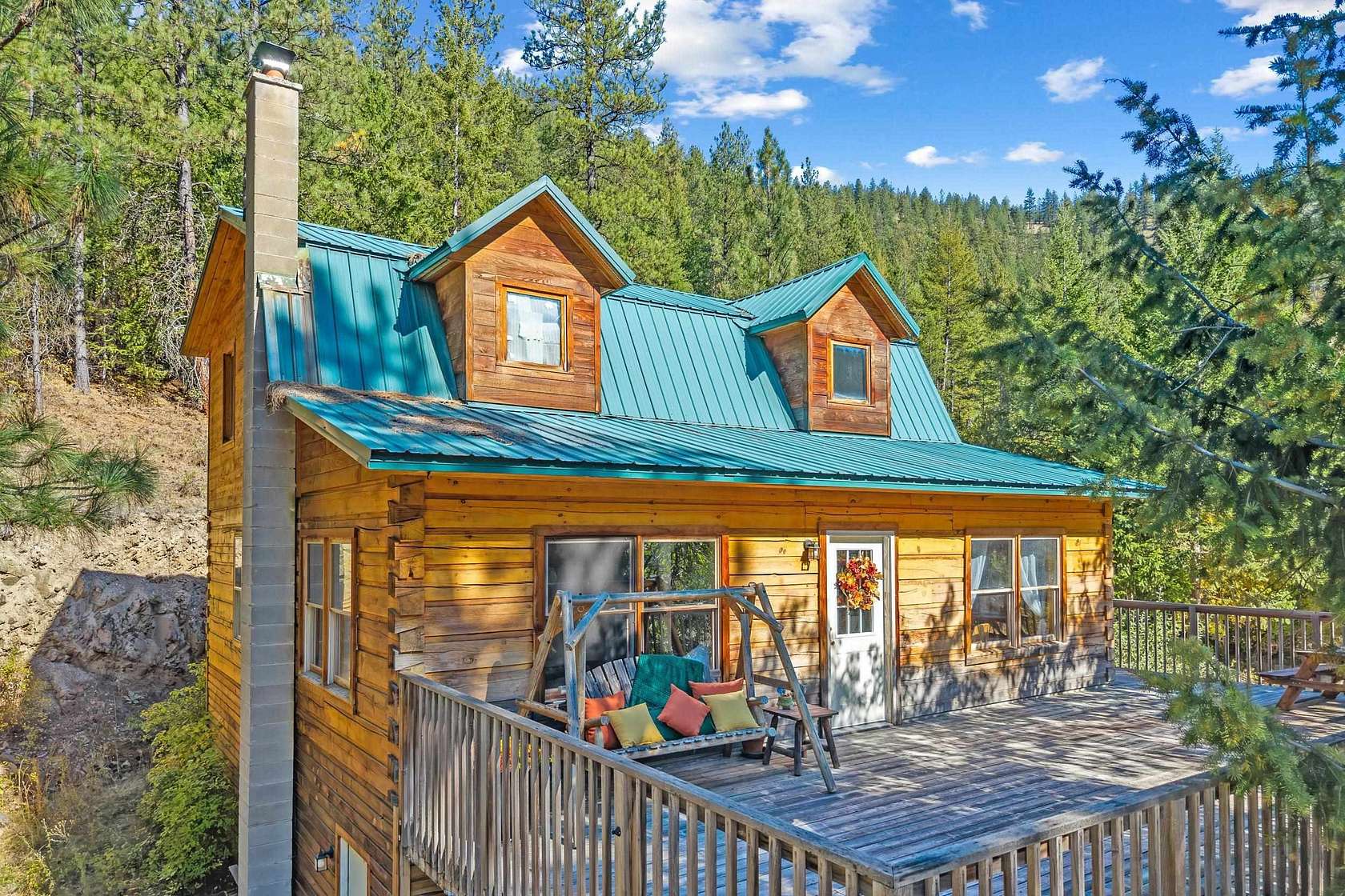 5.16 Acres of Land with Home for Sale in Loon Lake, Washington