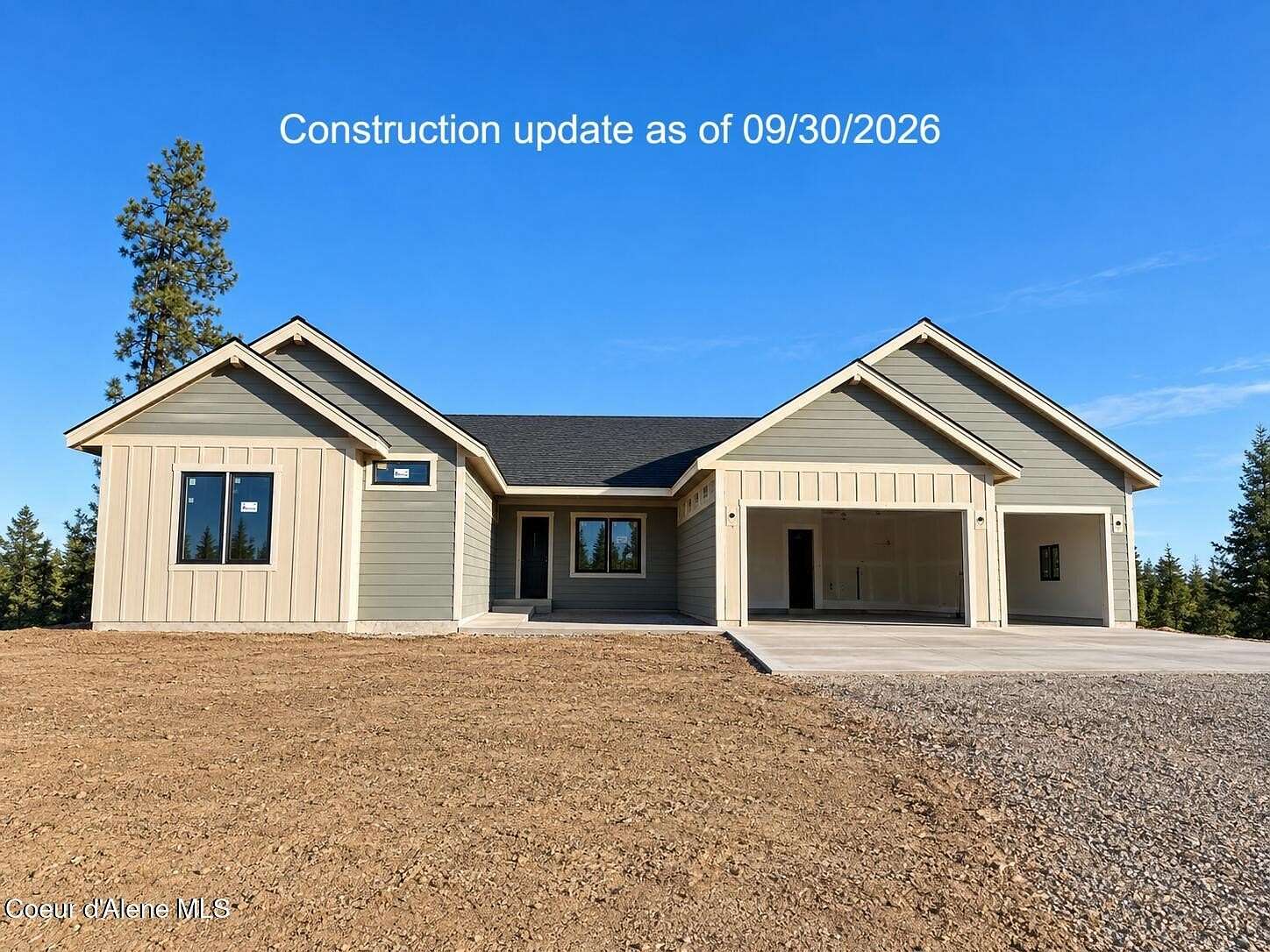 5 Acres of Land with Home for Sale in Athol, Idaho