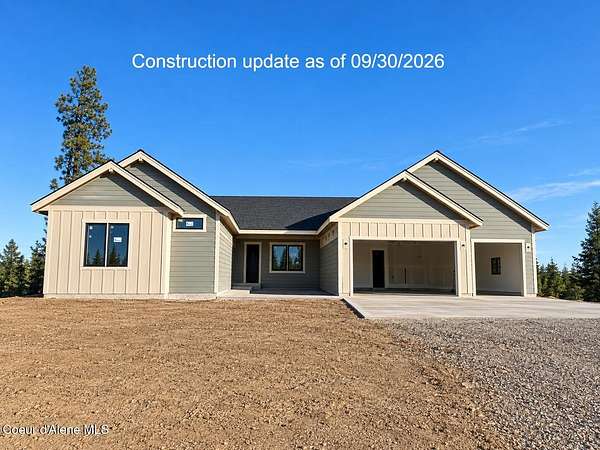 5 Acres of Land with Home for Sale in Athol, Idaho