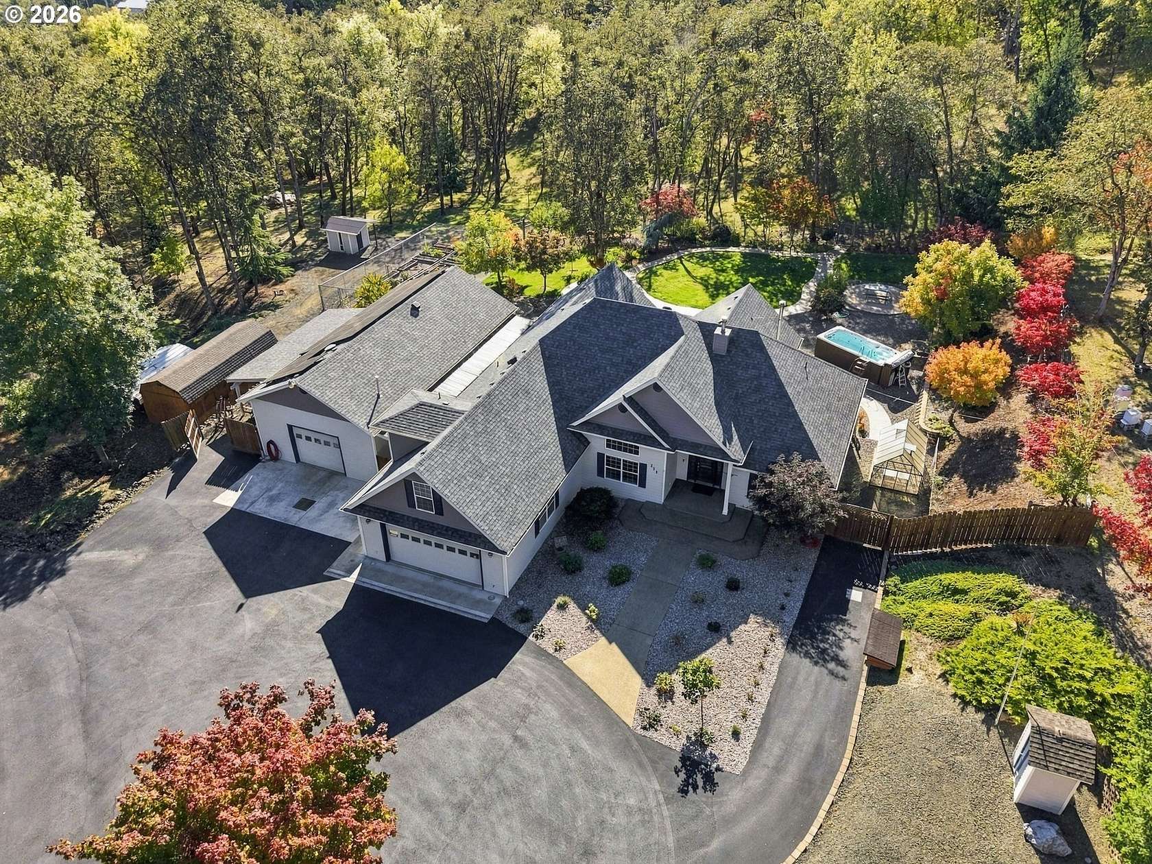 5.82 Acres of Land with Home for Sale in Roseburg, Oregon