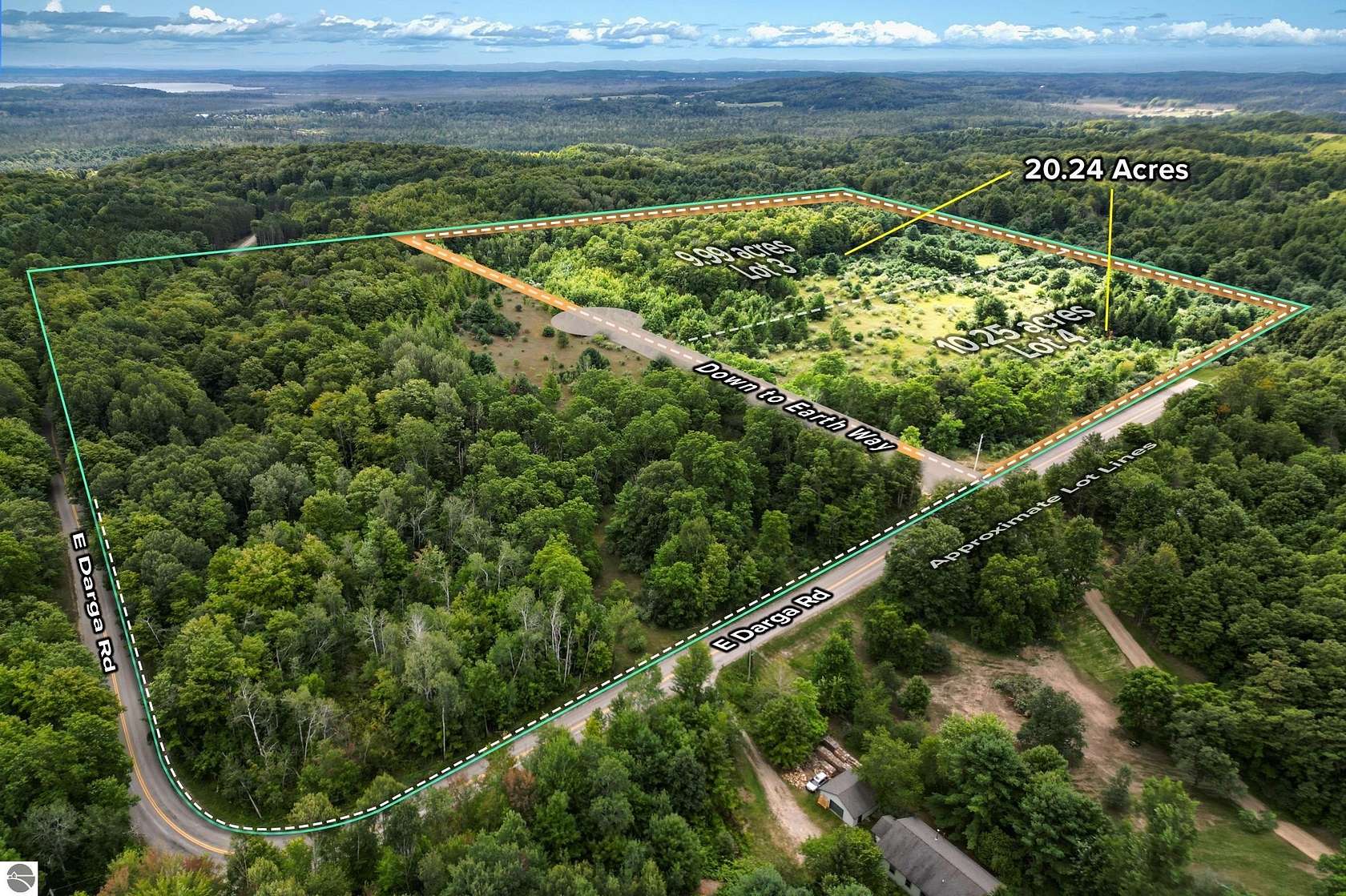 20.2 Acres of Recreational & Residential Land for Sale in Cedar, Michigan