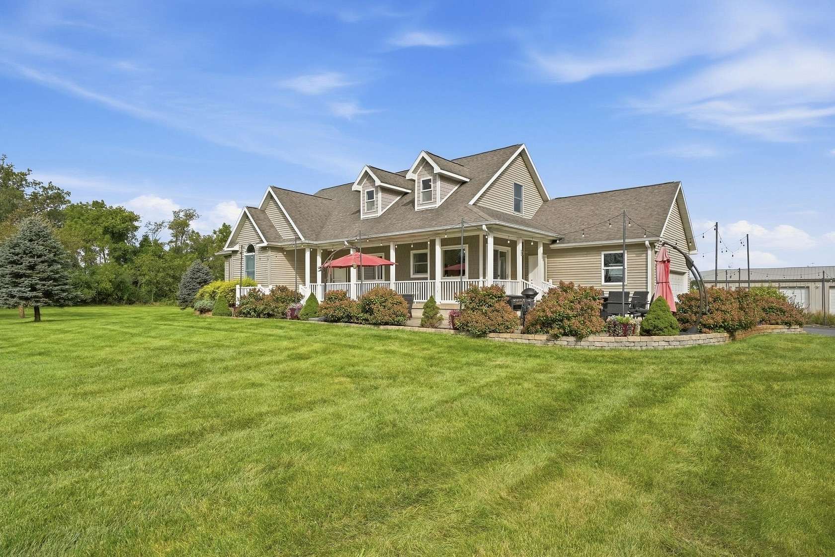 5.23 Acres of Land with Home for Sale in Wheatfield, Indiana