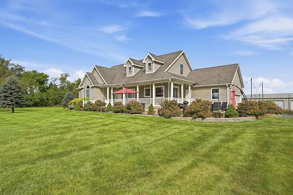 5.23 Acres of Land with Home for Sale in Wheatfield, Indiana