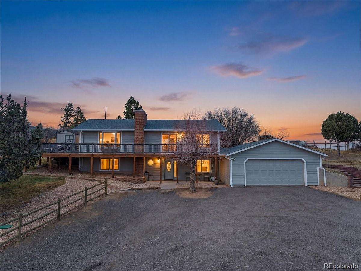 5 Acres of Land with Home for Sale in Sedalia, Colorado