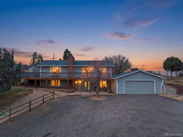 5 Acres of Land with Home for Sale in Sedalia, Colorado