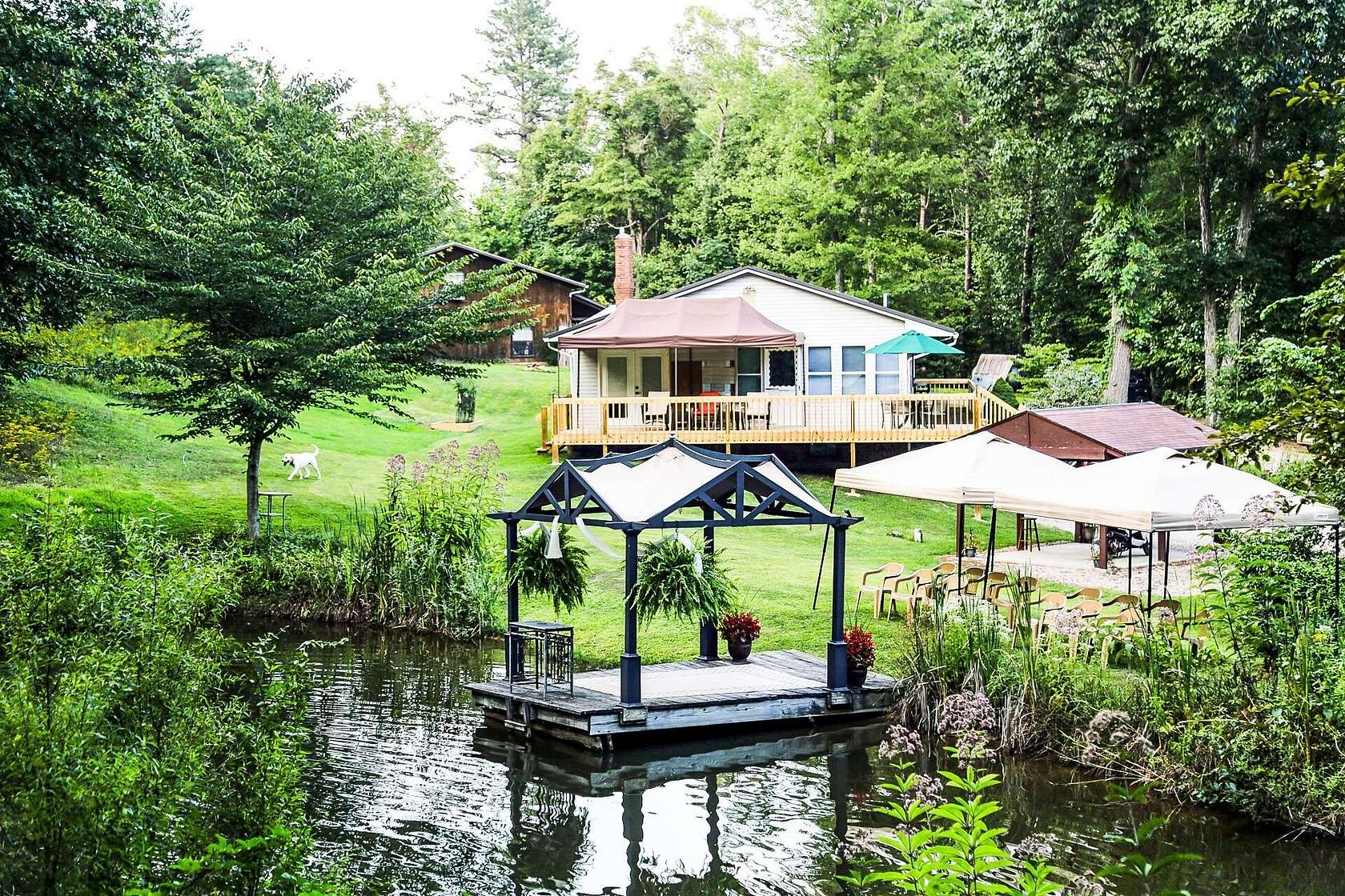 11.3 Acres of Recreational Land with Home for Sale in Logan, Ohio