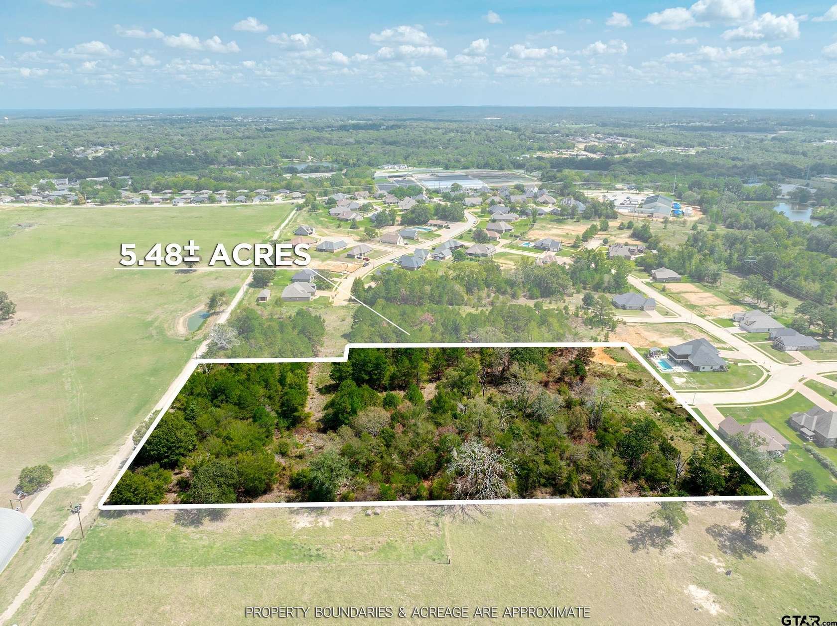 5.49 Acres of Residential Land for Sale in Lindale, Texas