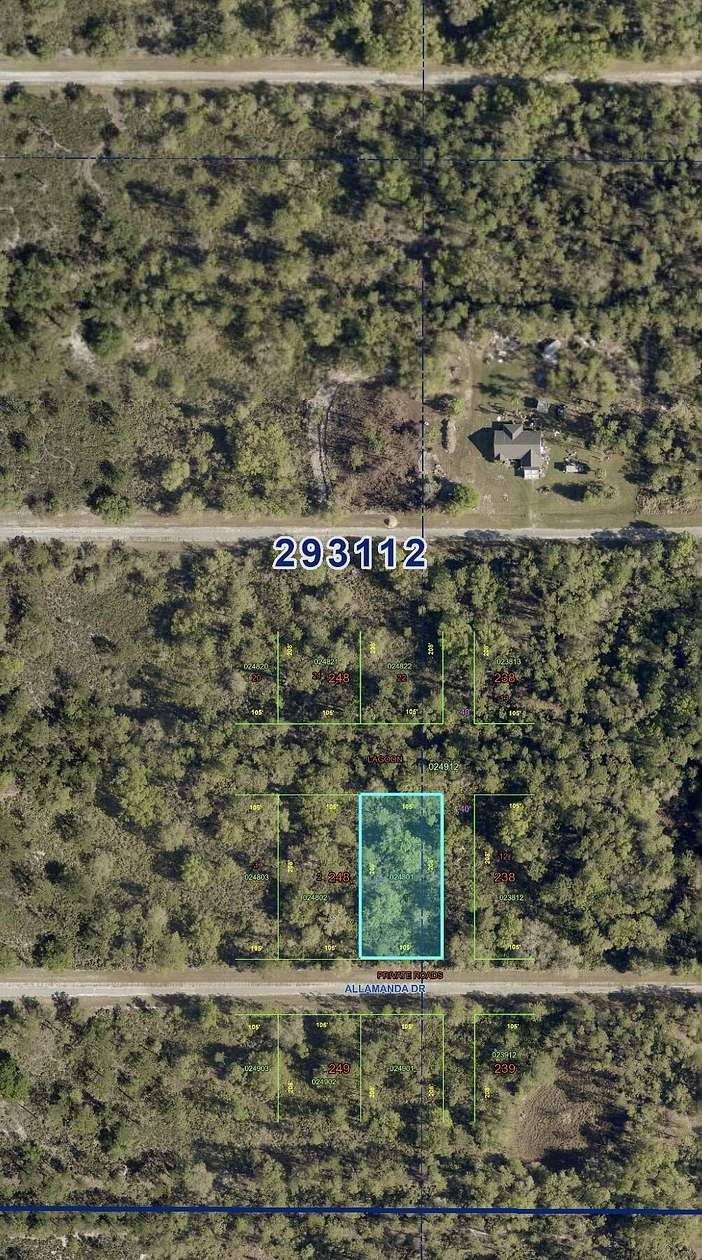 0.5 Acres of Residential Land for Sale in Indian Lake Estates, Florida