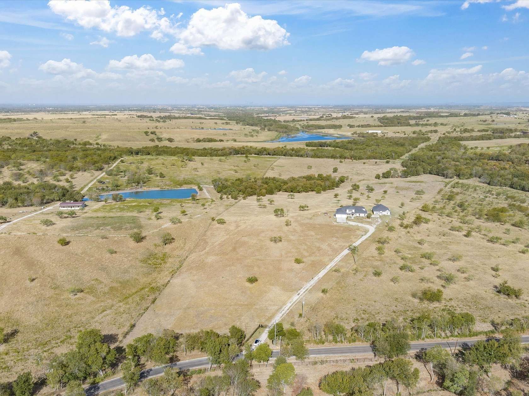 33.5 Acres of Land with Home for Sale in Ennis, Texas