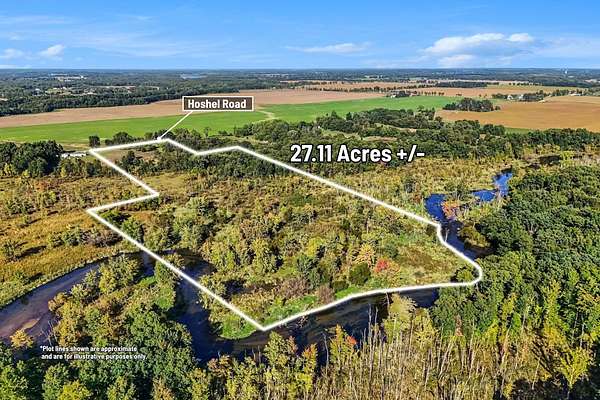 27.1 Acres of Recreational Land for Sale in Three Rivers, Michigan