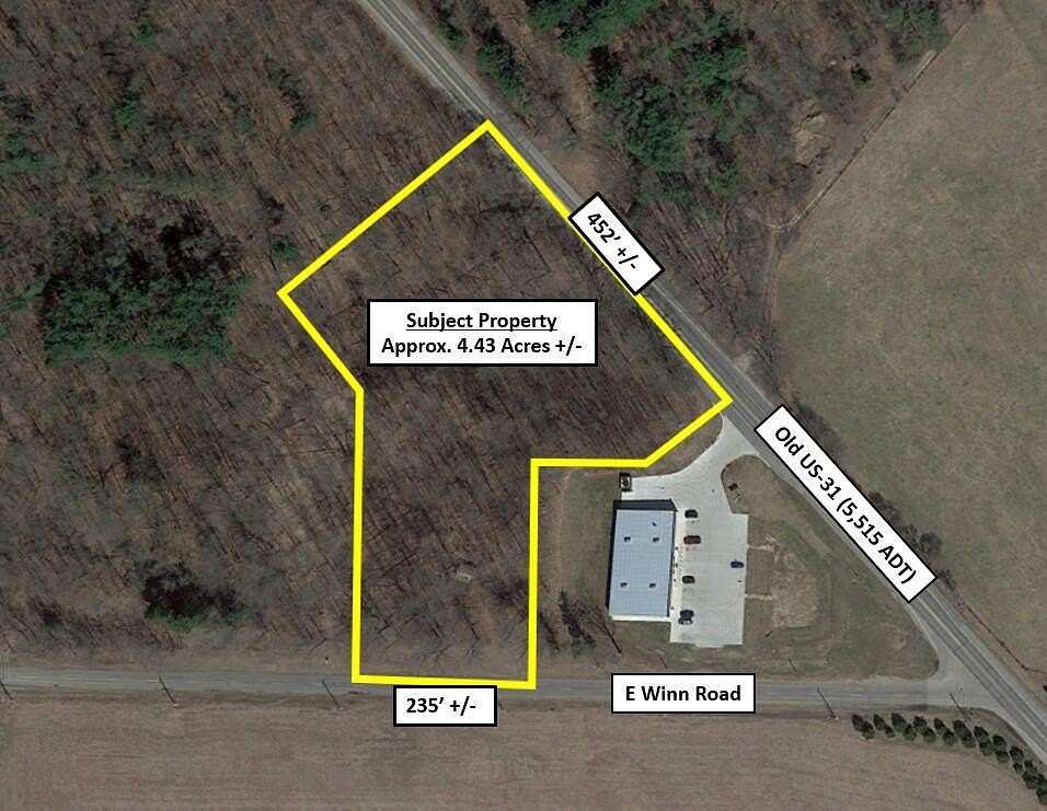 4.43 Acres of Commercial Land for Sale in Niles, Michigan