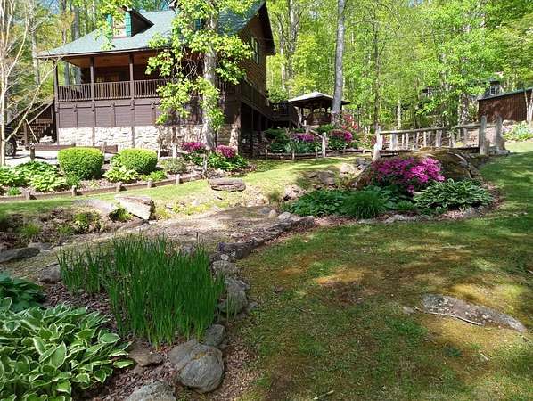 4.37 Acres of Land with Home for Sale in Whittier, North Carolina