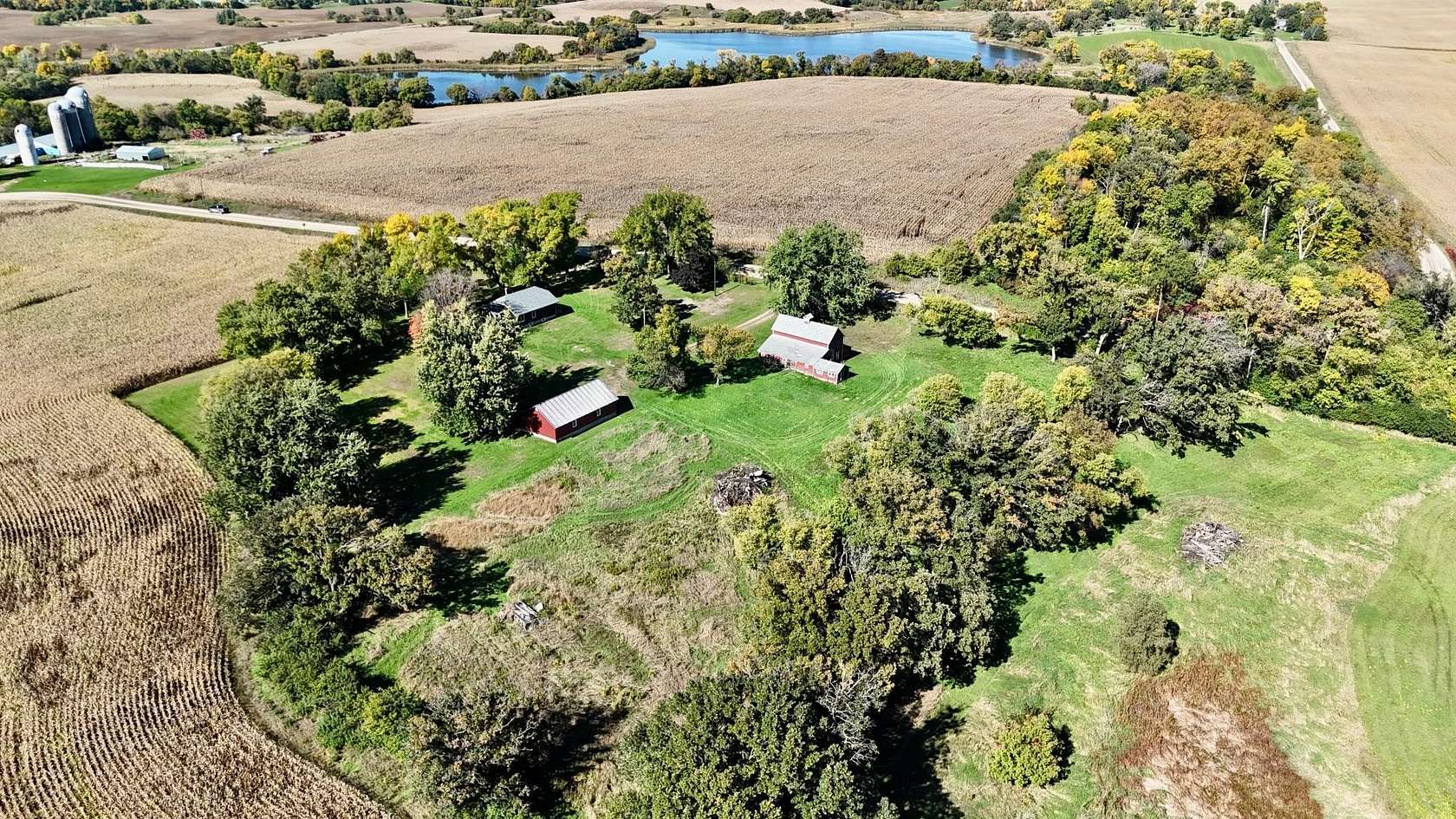 7.18 Acres of Land with Home for Sale in Dalton, Minnesota