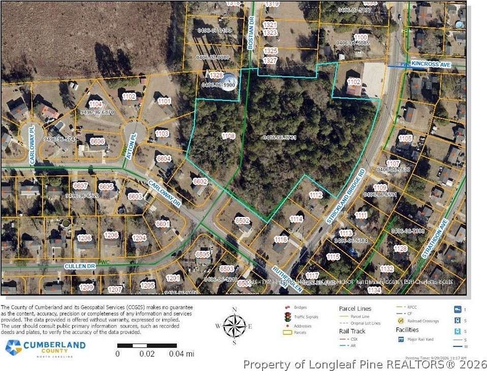 5.54 Acres of Commercial Land for Sale in Fayetteville, North Carolina