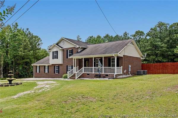 1.72 Acres of Land with Home for Lease in Raeford, North Carolina