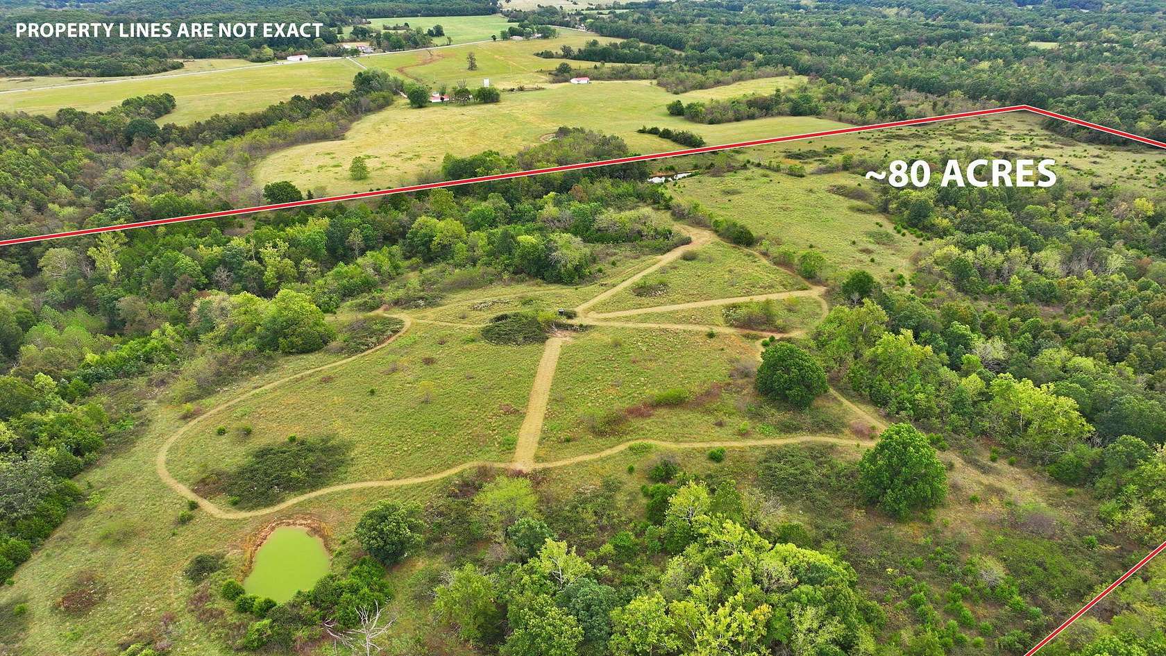 80 Acres of Land for Sale in Marshfield, Missouri