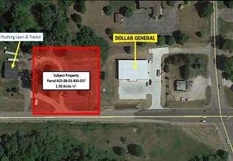 1.58 Acres of Commercial Land for Sale in Flushing, Michigan