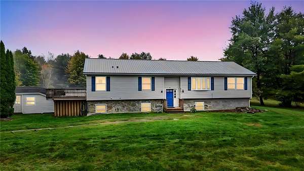 11.1 Acres of Recreational Land with Home for Sale in Erin, New York