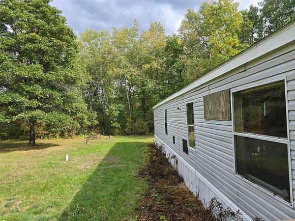 15 Acres of Recreational Land with Home for Sale in Trego, Wisconsin