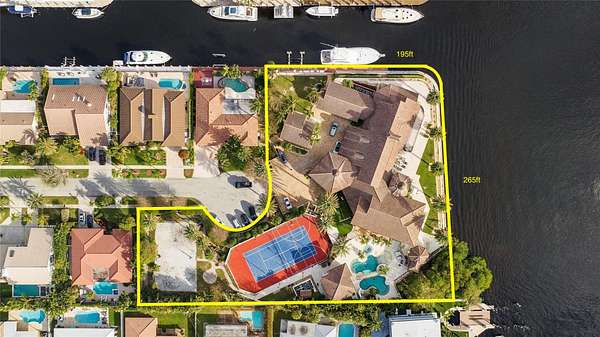 1.62 Acres of Land with Home for Lease in Lighthouse Point, Florida