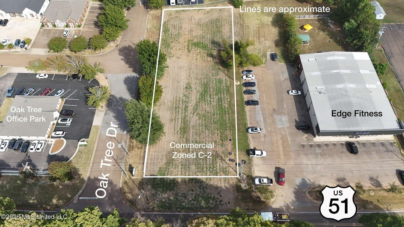 0.89 Acres of Commercial Land for Sale in Hernando, Mississippi