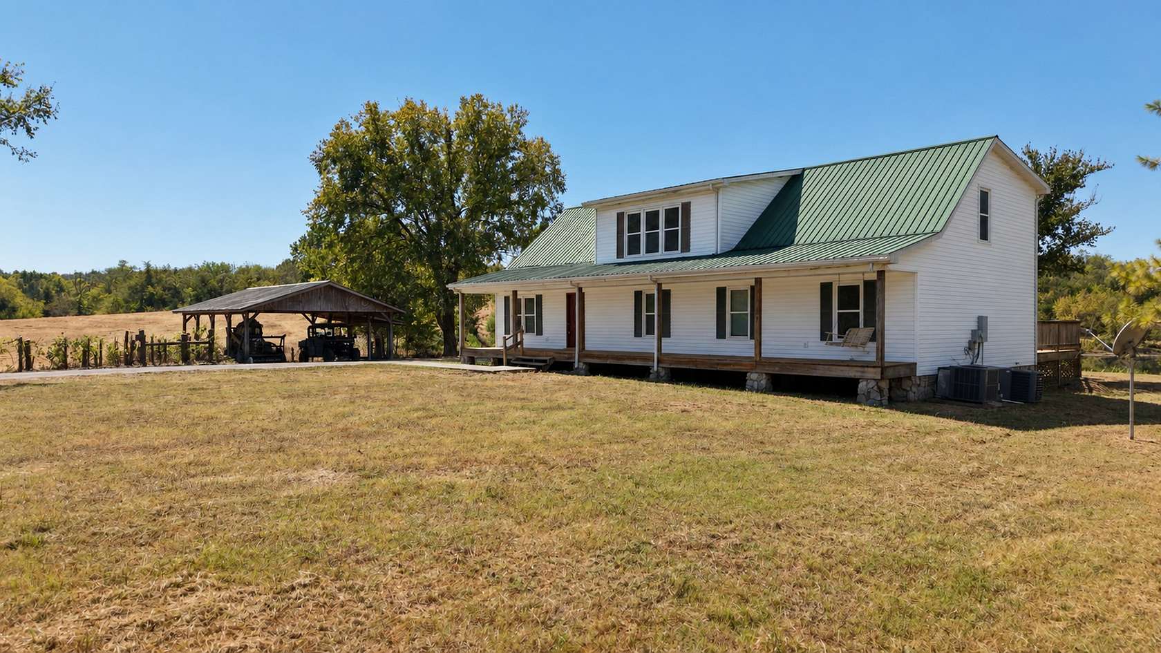 79.4 Acres of Recreational Land with Home for Auction in Christiana, Tennessee
