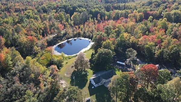 20 Acres of Land with Home for Sale in Beaverton, Michigan