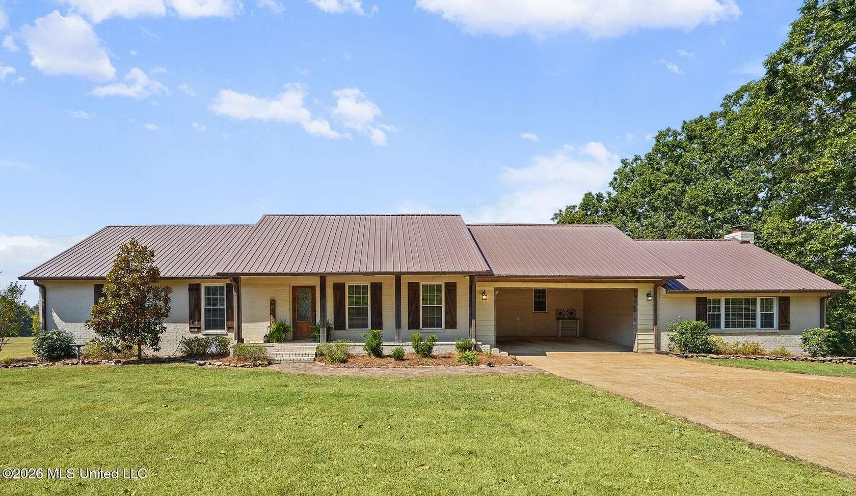 30.3 Acres of Land with Home for Sale in Holly Springs, Mississippi