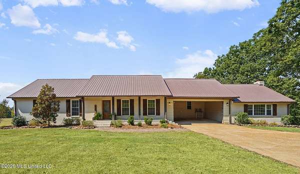 30.3 Acres of Land with Home for Sale in Holly Springs, Mississippi