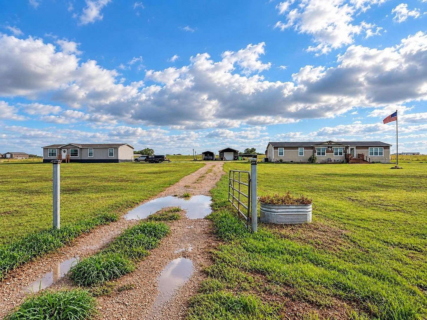 10 Acres of Land with Home for Sale in Celeste, Texas