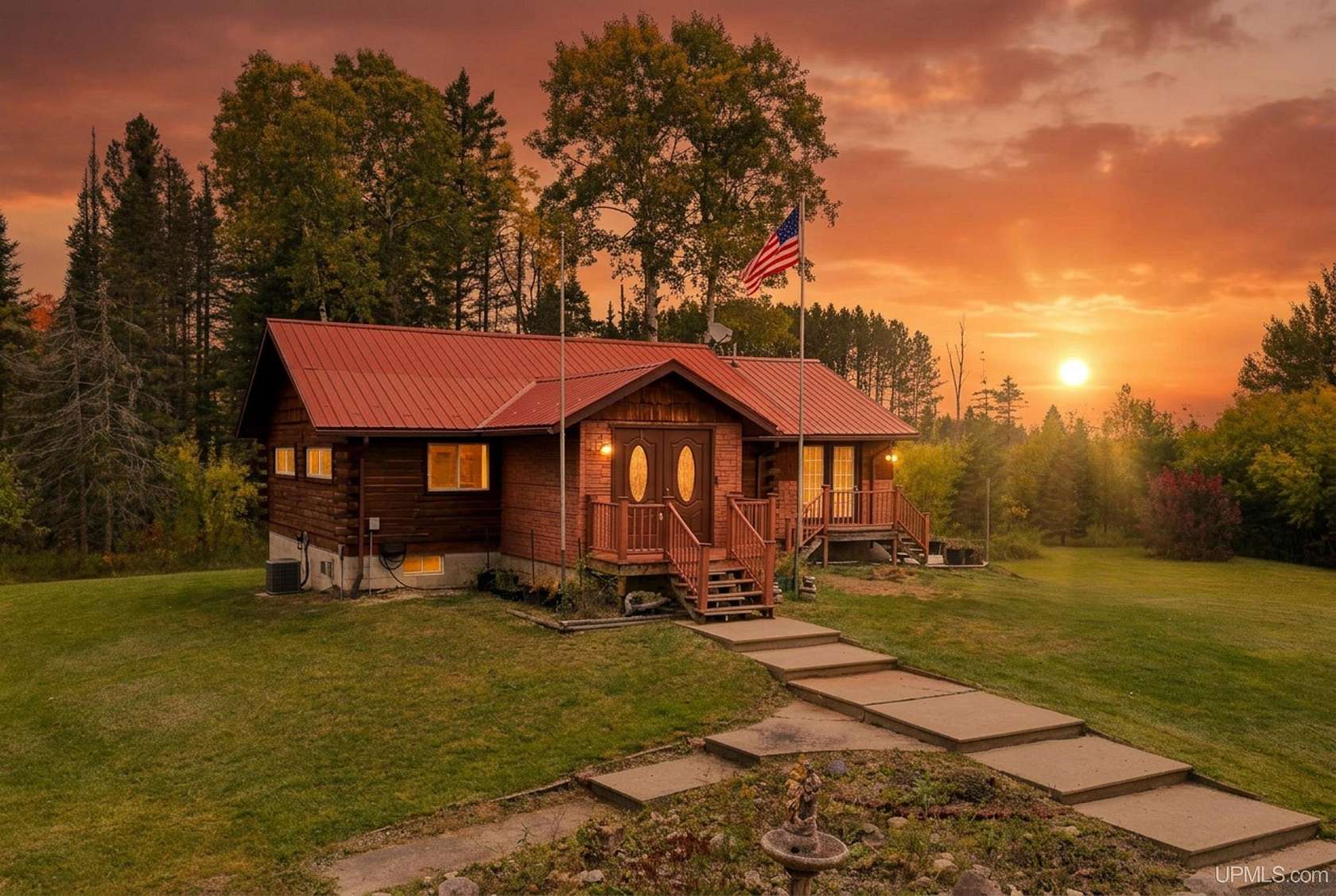 41.5 Acres of Recreational Land with Home for Sale in Rock, Michigan