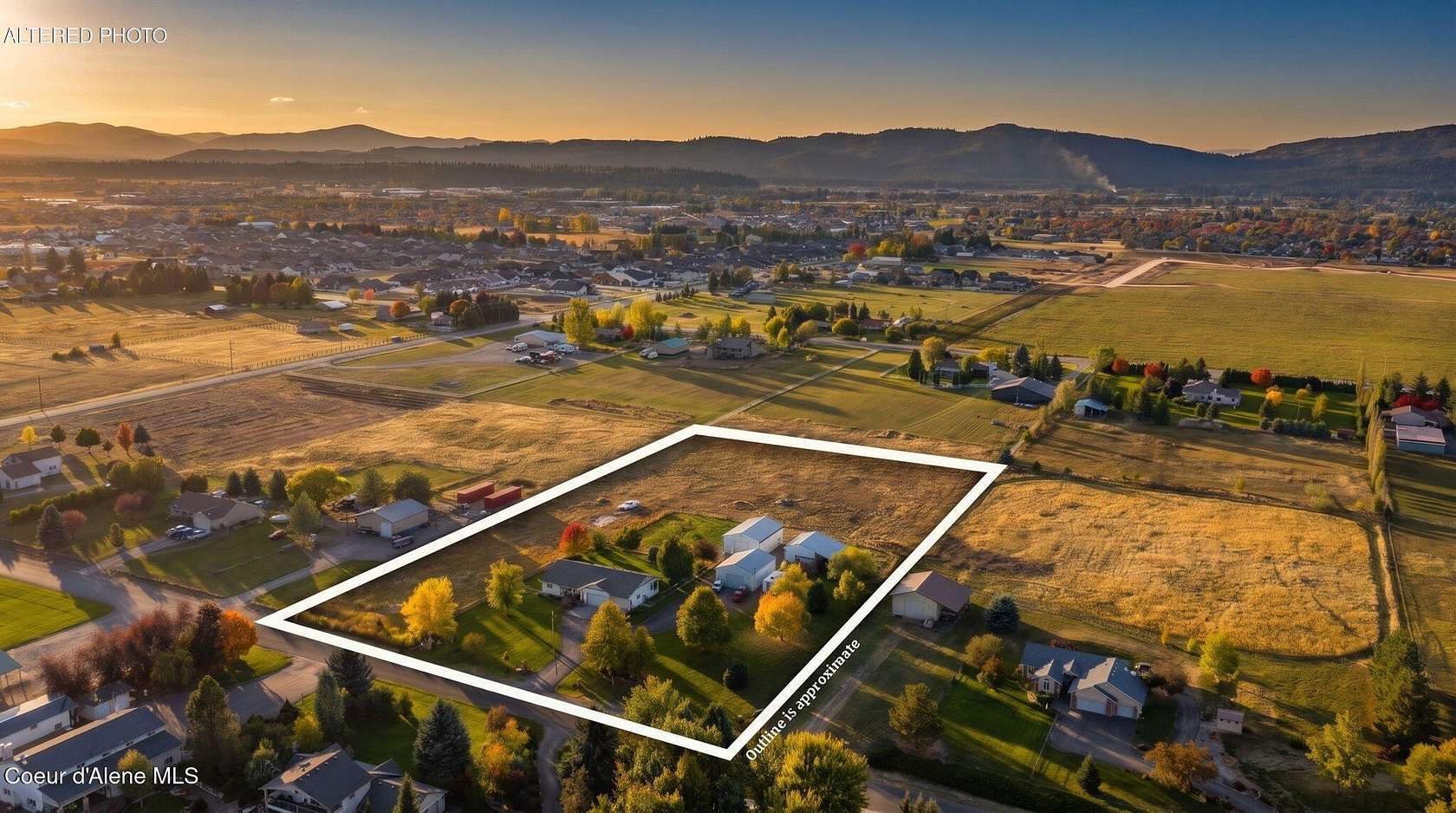 4.59 Acres of Land with Home for Sale in Post Falls, Idaho