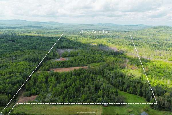 71 Acres of Recreational & Residential Land for Sale in Chapman, Maine