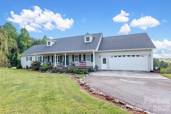 5.55 Acres of Land with Home for Sale in Casar, North Carolina