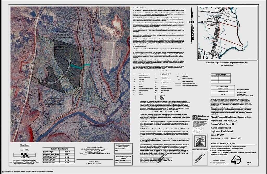 20 Acres of Recreational & Residential Land for Sale in Hopkinton, Rhode Island