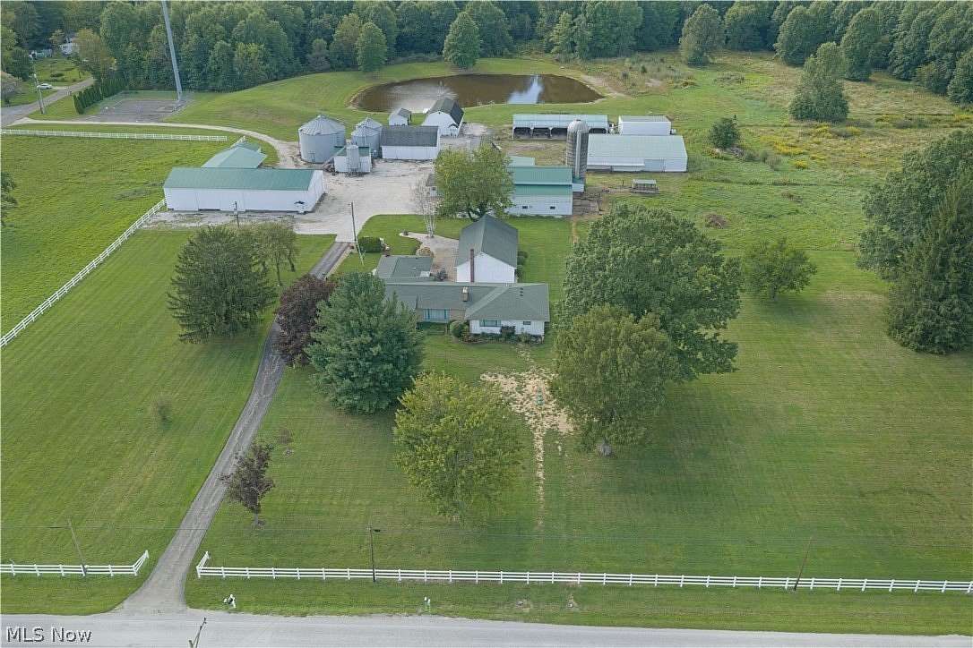 49.5 Acres of Land with Home for Sale in Southington, Ohio