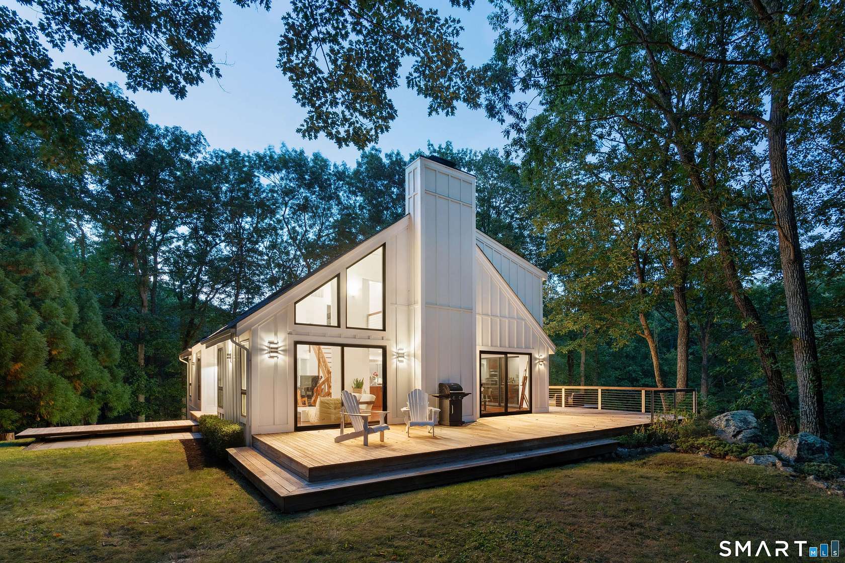 4 Acres of Land with Home for Sale in Redding, Connecticut