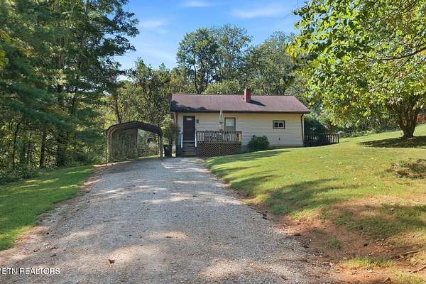 24 Acres of Recreational Land with Home for Sale in Rocky Top, Tennessee