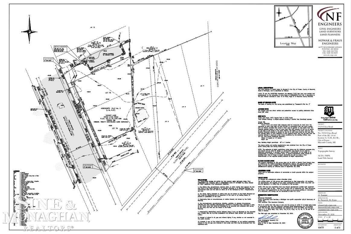 0.32 Acres of Residential Land for Sale in Fraser, Michigan