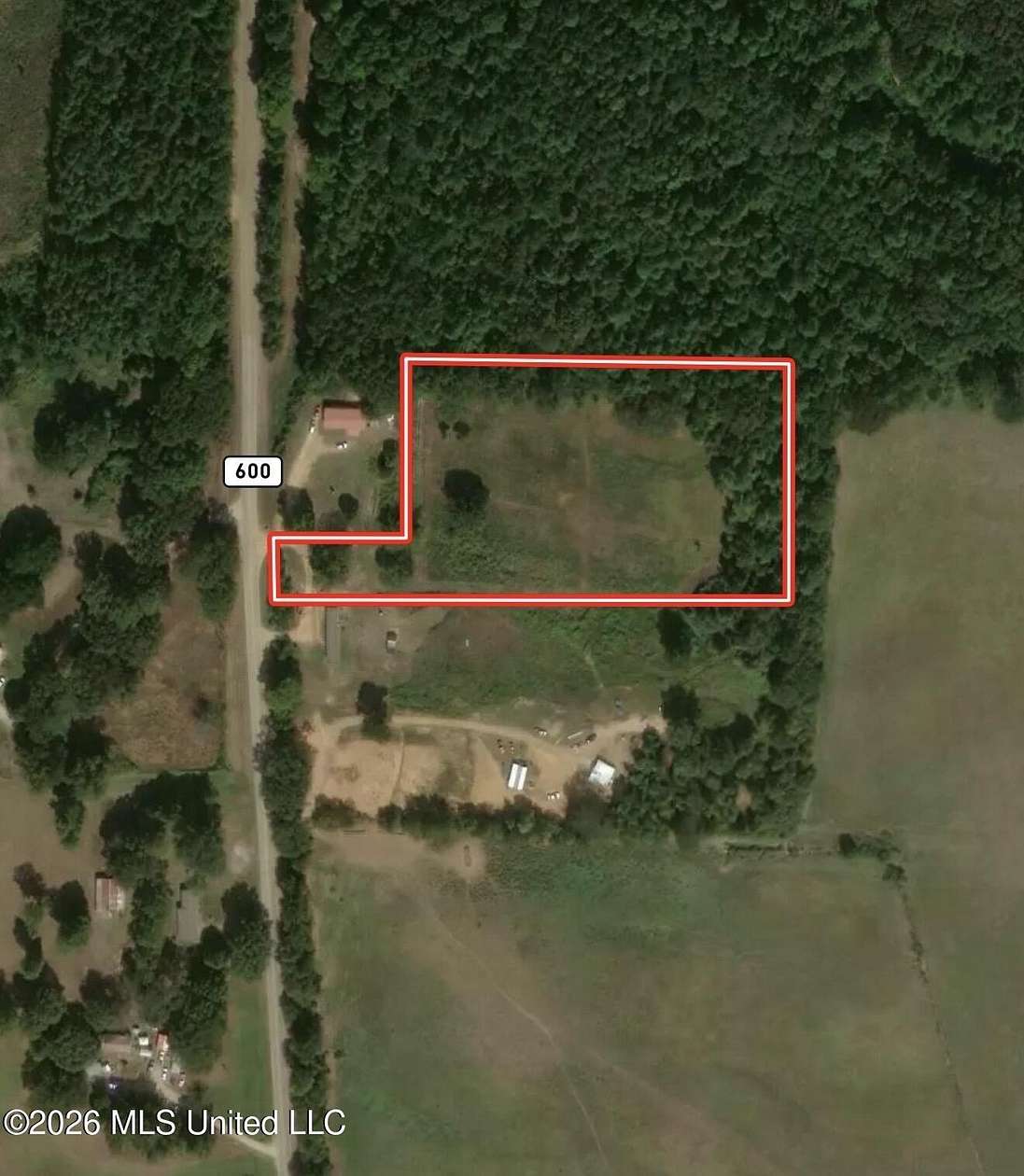 4 Acres of Residential Land for Sale in Booneville, Mississippi