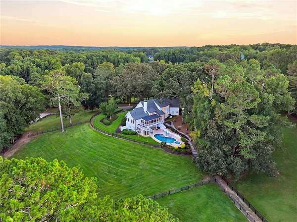 9 Acres of Land with Home for Sale in Canton, Georgia