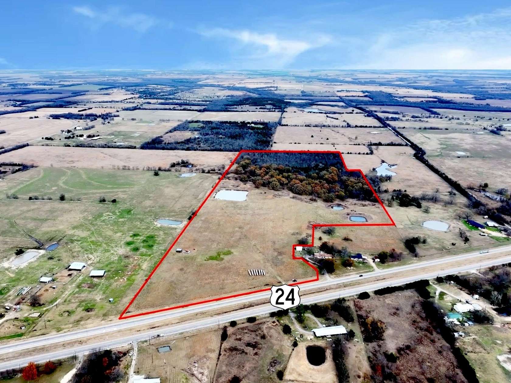 71.7 Acres of Land for Sale in Klondike, Texas