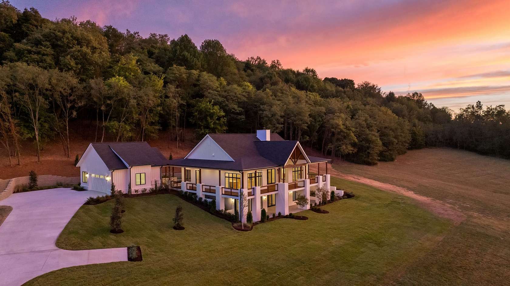 8.66 Acres of Land with Home for Sale in Thompson's Station, Tennessee