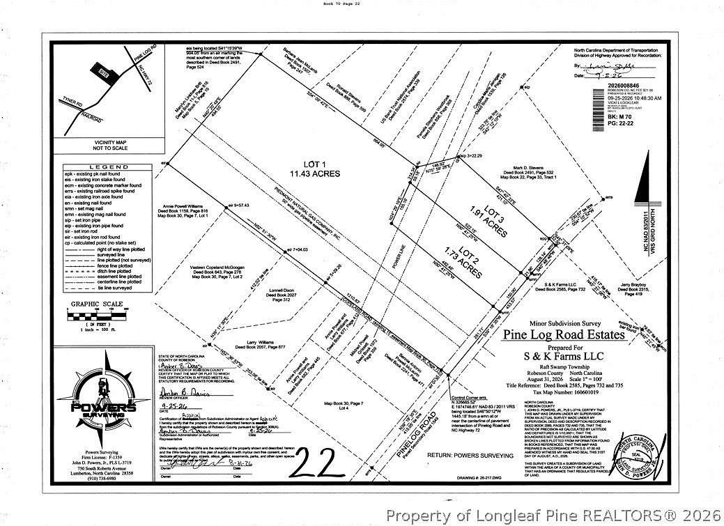 1.73 Acres of Land for Sale in Lumberton, North Carolina