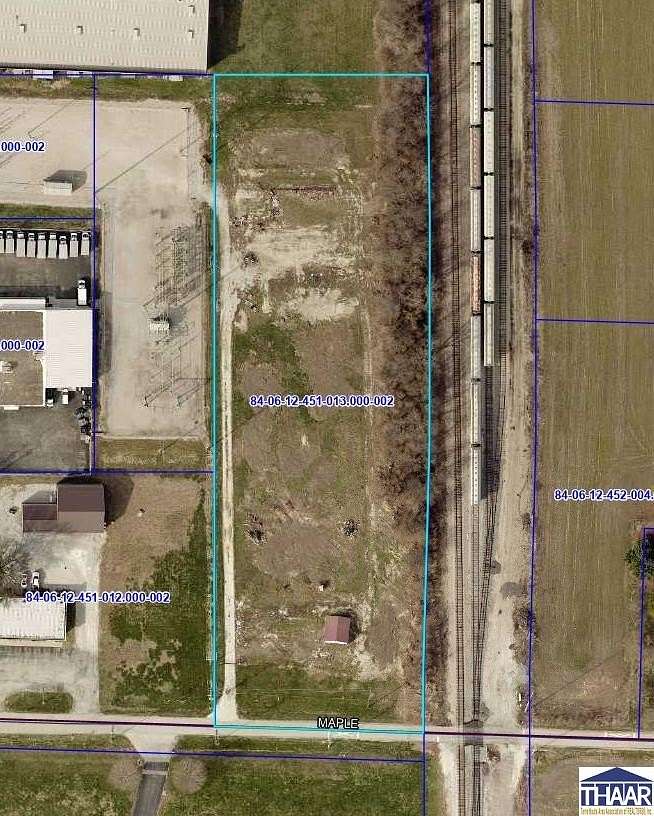3.5 Acres of Commercial Land for Lease in Terre Haute, Indiana