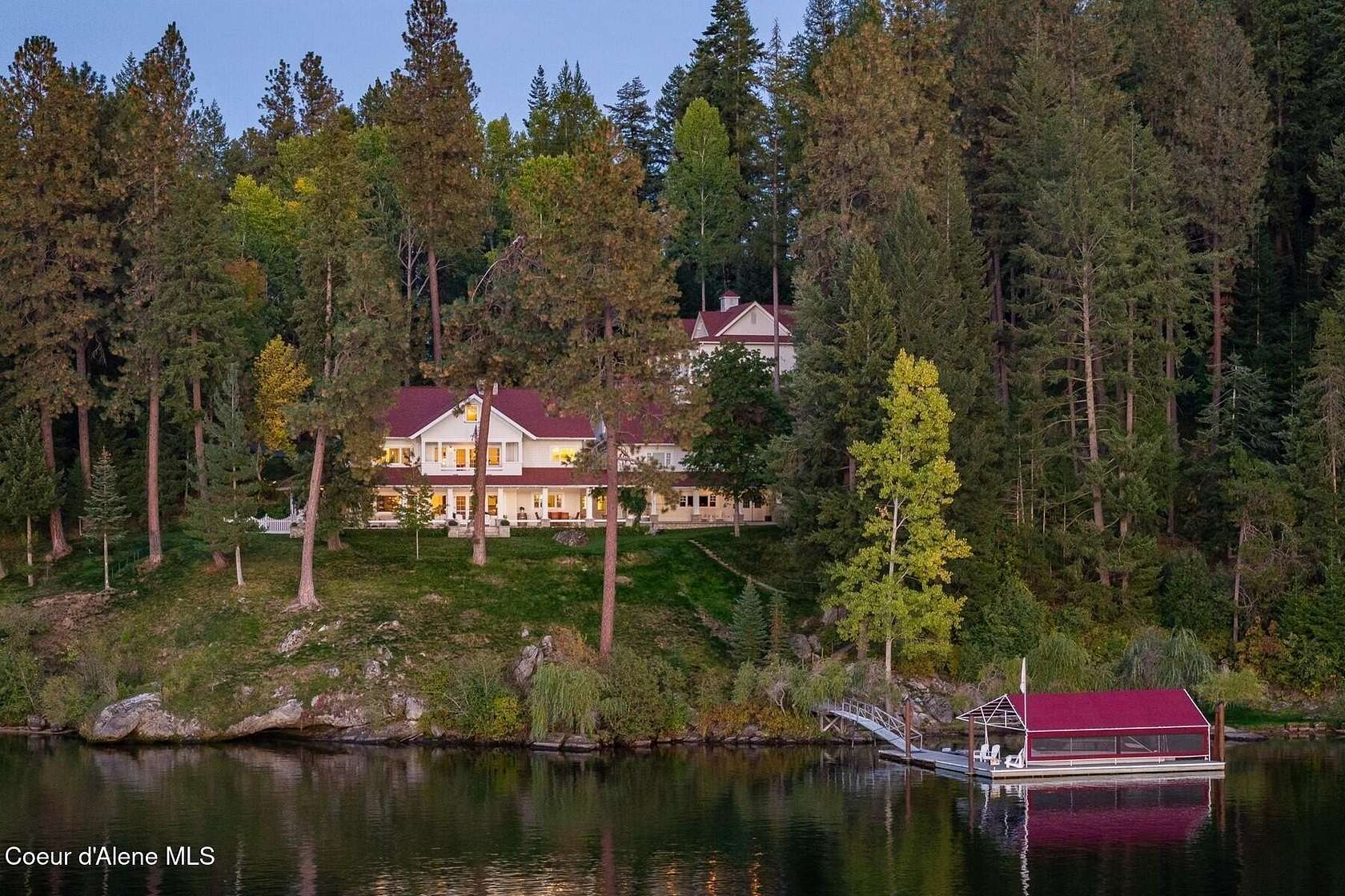 6.85 Acres of Land with Home for Sale in Coeur d'Alene, Idaho