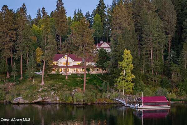 6.85 Acres of Land with Home for Sale in Coeur d'Alene, Idaho