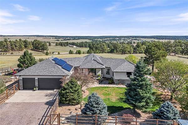 35.1 Acres of Land with Home for Sale in Elizabeth, Colorado