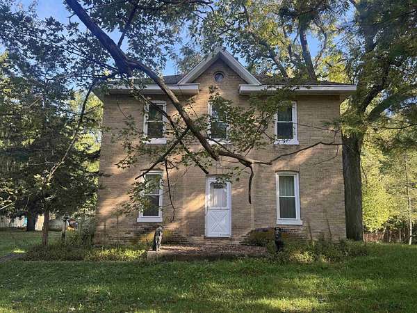 12.5 Acres of Land with Home for Auction in Portage, Wisconsin