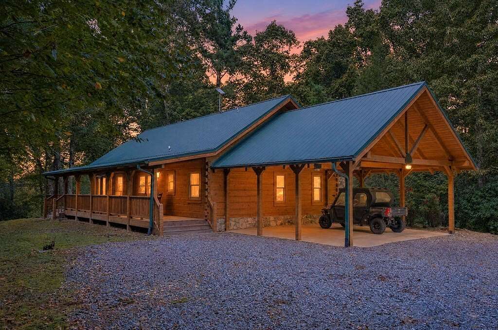 18.7 Acres of Recreational Land with Home for Sale in Ellijay, Georgia